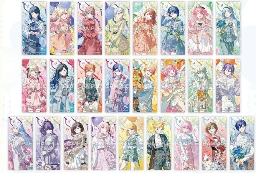 Amazon.co.jp: クリアしおり 全26種セット ﾌﾟﾛｼﾞｪｸﾄｾｶｲ ﾌﾟﾛｾｶ 4th