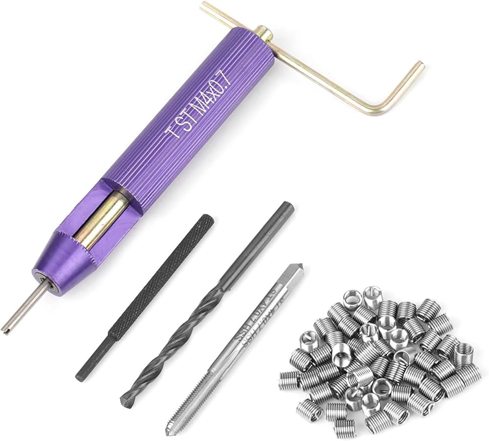 Amazon | Hilitand ネジ穴補修キット M4 ヘリサート ステンレスヘリ