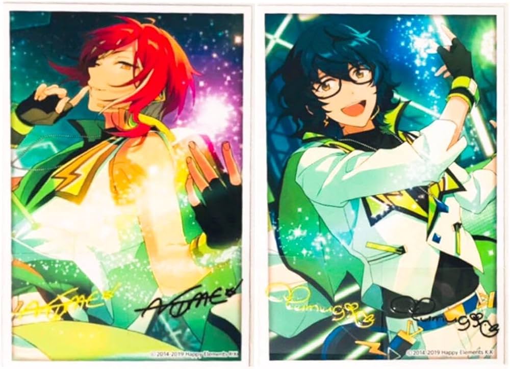 Amazon.co.jp: あんスタSwitch逆先夏目＆青葉つむぎサインステッカー