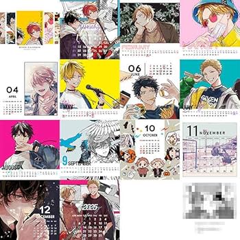 Amazon.co.jp: ギヴン カレンダー2024 (2024年1月 ～ 2025年1月) 2024