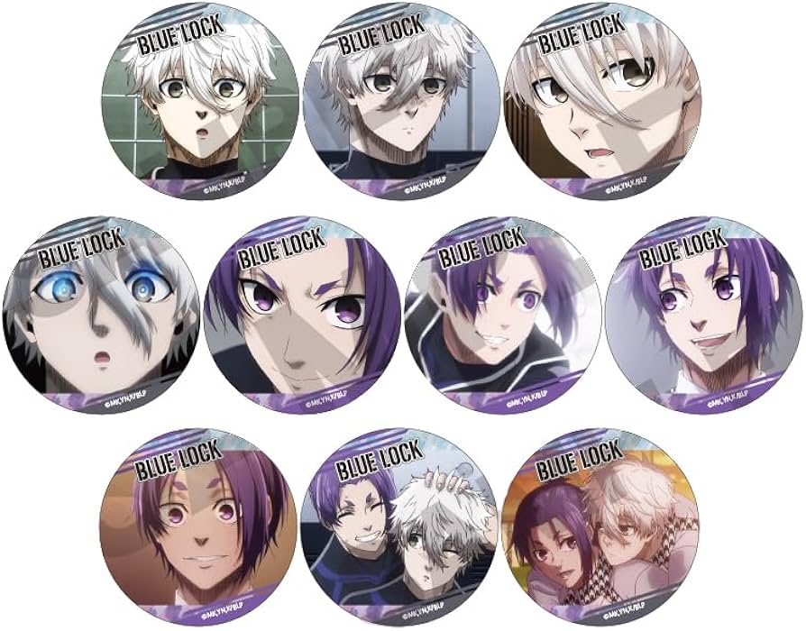 Amazon.co.jp: ブルーロック 凪&玲王ver. トレーディンググリッター缶