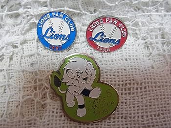 Amazon.co.jp: ピンバッジ ピンズ 缶バッジ野球16種 西武ライオンズ