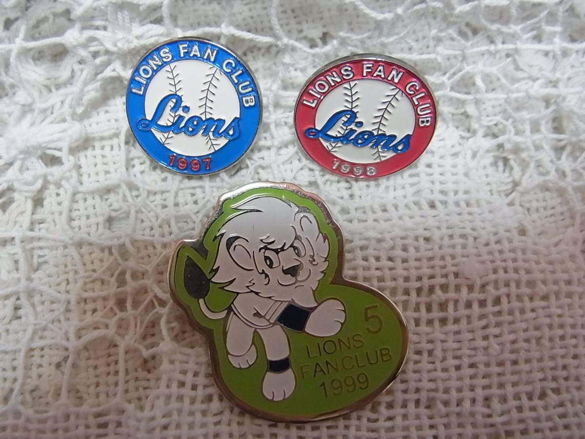 Amazon.co.jp: ピンバッジ ピンズ 缶バッジ野球16種 西武ライオンズ