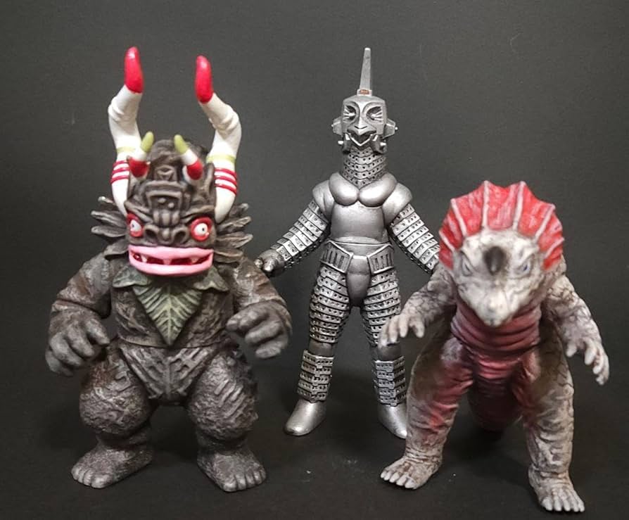 Amazon.co.jp: ウルトラ怪獣ソフビ カプセル怪獣セット リペイント完成