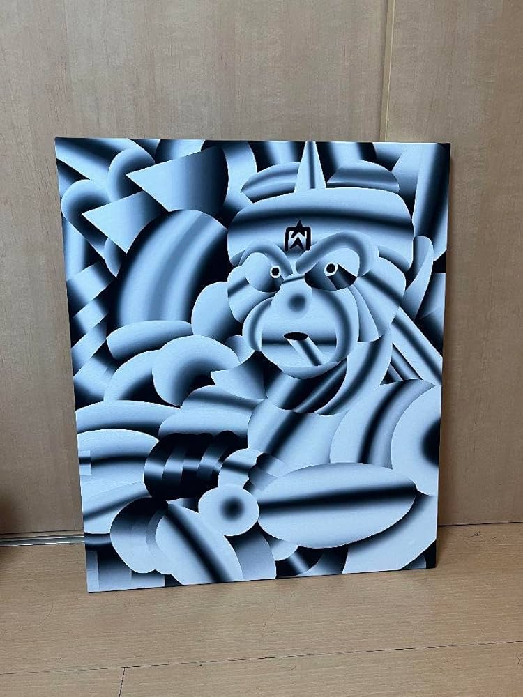 ジョフレジョGeoffrey Bouillot アクリルキャンバス作品