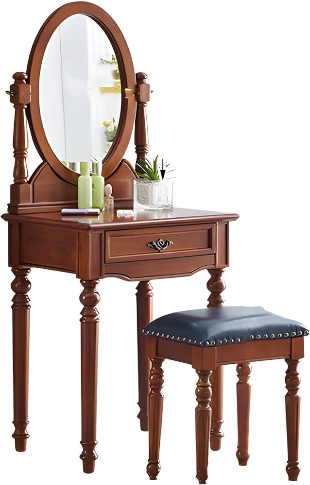 Amazon｜レトロドレッサー テーブル アンティーク ドレッサーセット