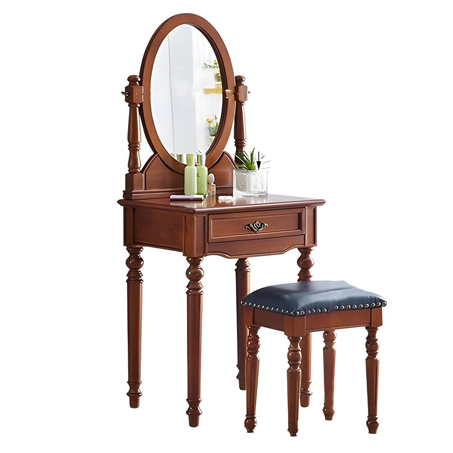 かげぼこ】レトロ ヴィンテージ ラタンの化粧台 ドレッサー