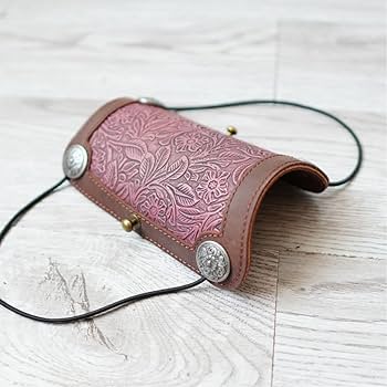 Amazon.co.jp: 弓と矢 手作り アウトドア 彫刻 花 バック矢筒 伝統的な