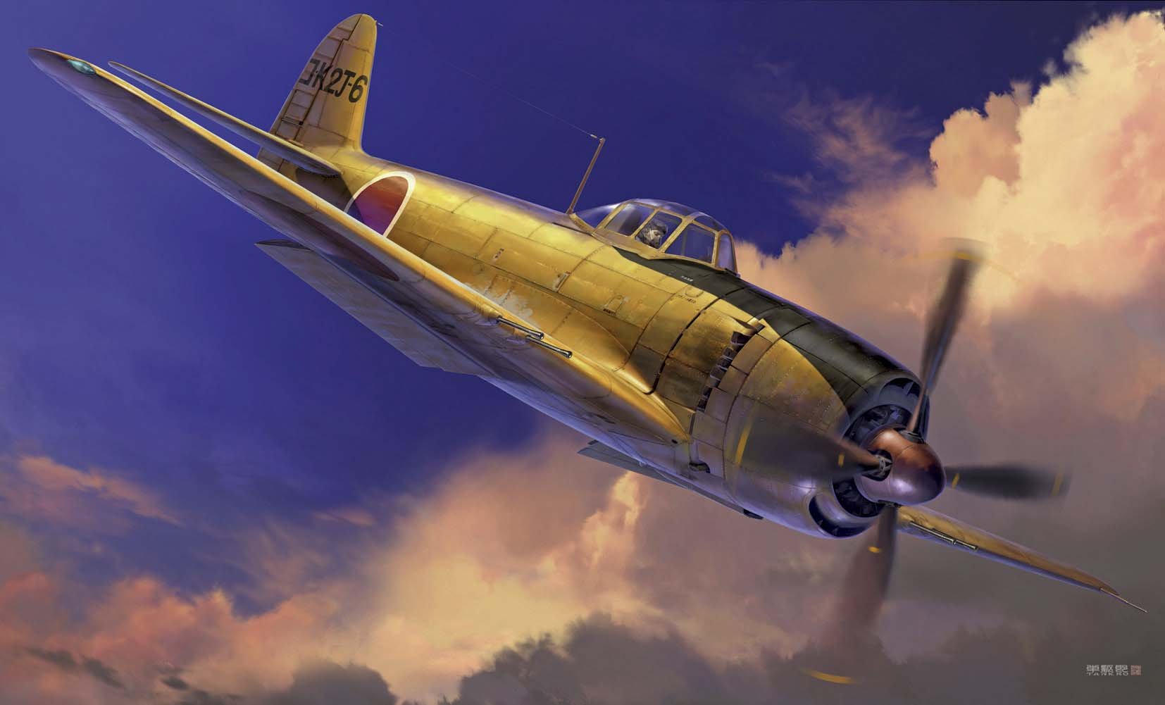 Amazon | ハセガワ 1/32 川西 N1K2-J 局地戦闘機 紫電改 “試作6号機