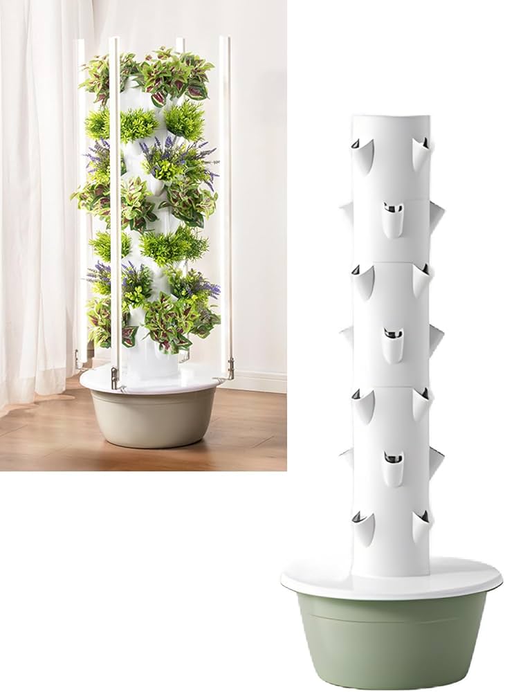 Amazon | すいこう栽培キット 水耕栽培 タワー 水耕栽培 ポット 水耕