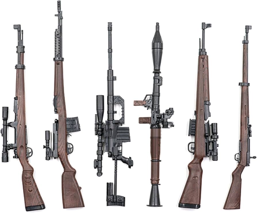 Amazon.co.jp: 1/6スケール ライフル コレクション ジオラマ