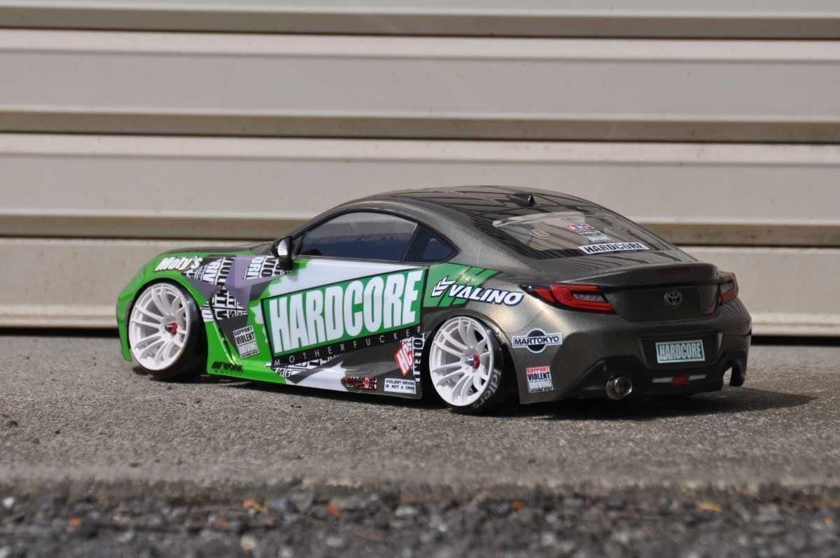 Amazon.co.jp: HARDCORE公式 RCステッカーシート グリーン 10 1