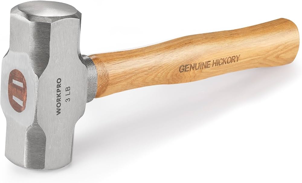 Amazon | WORKPRO 両口ハンマーmaterial ヒッコリーウッド 3ポンド（約