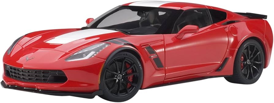 Amazon | AUTOart 1/18 シボレー コルベット C7 グランスポーツ レッド