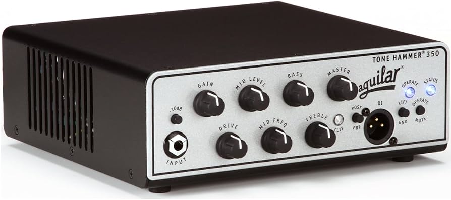 Amazon.com: Aguilar Tone Hammer 350 Bass Amp Head, Gator