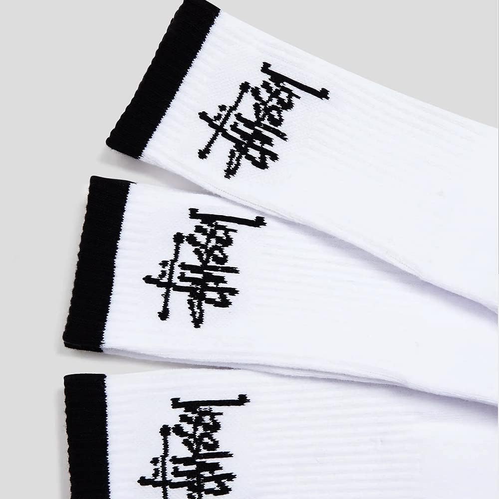 Amazon | STUSSY ステューシー【即納】スポーツソックス 3足セット