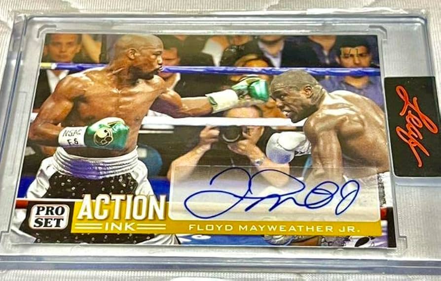 Amazon.co.jp: フロイドメイウェザー 直筆サインカード 1of1 LEAF