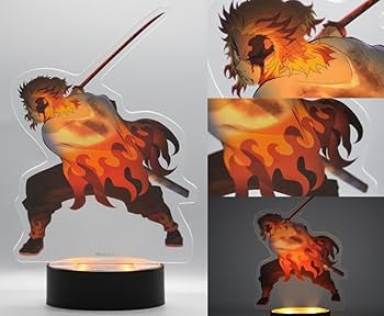 Amazon.co.jp: 鬼 滅 無限列車編 煉獄杏寿郎 光る 心を燃やせアクリル