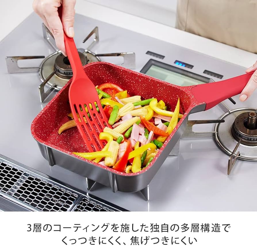 Amazon.co.jp: タッタ マルチセット レッド フライパン ソテーパン 鍋