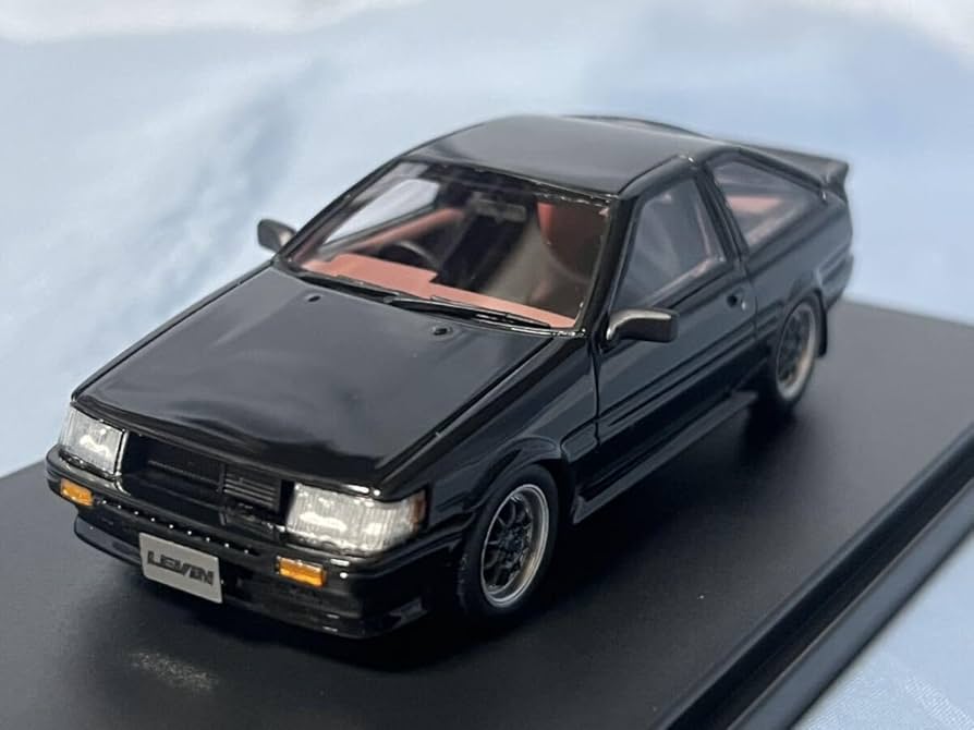 Amazon | ハイストーリー製ミニカー カローラレビン AE86 黒1983年 1