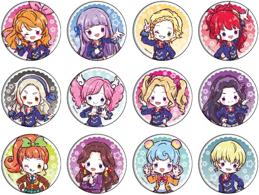Amazon.co.jp: アイカツ！ 03 グループC [グラフアート] 缶バッジ 12個