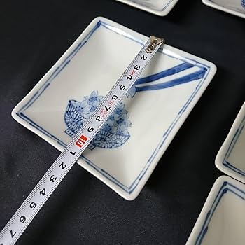 Amazon.co.jp: 有田焼 そうた窯 染付 遊桜 正角皿 惣太窯 : ホーム