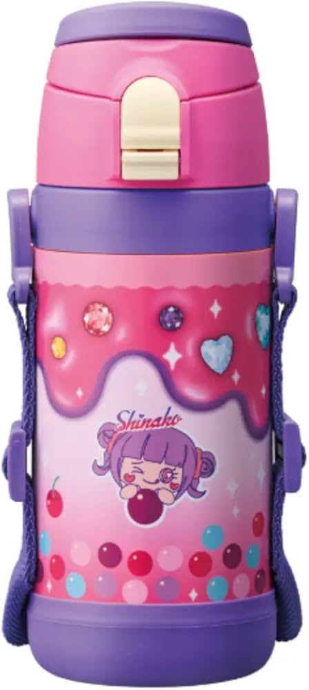 Amazon | ドウシシャ しなこちゃん 450ml 水筒 そこまで洗える3WAY