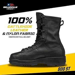 Amazon.com: Belleville 800 ST Waterproof Steel Toe Flight Boot