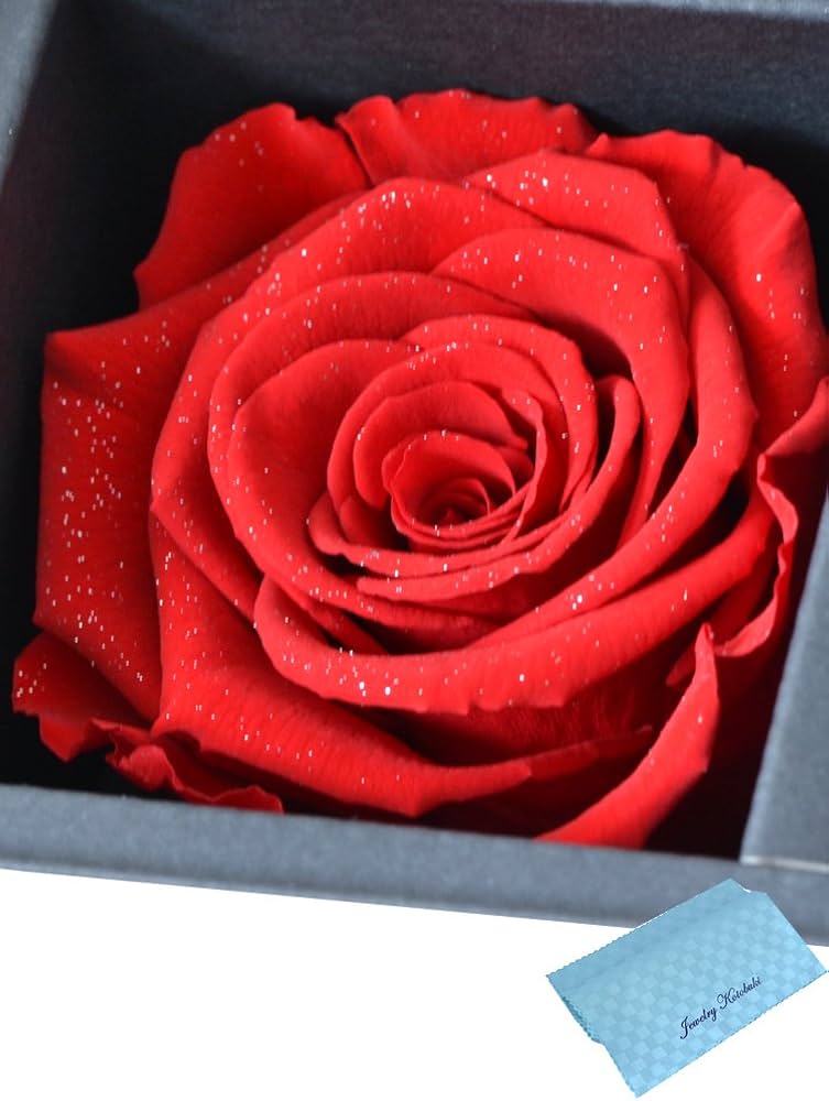 Amazon | 花 プレゼント DIAMOND ROSE ダイヤモンド ローズ 赤い バラ