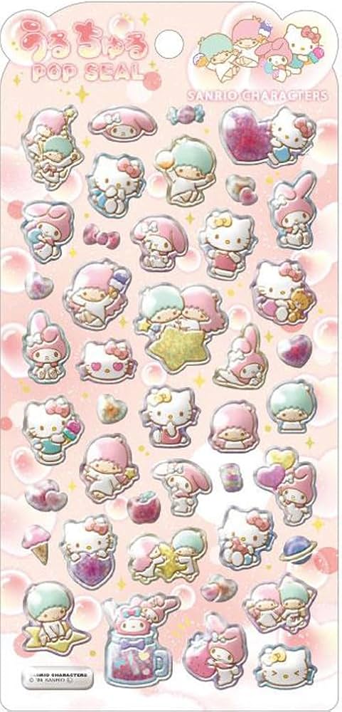 Amazon | クラックス CRUX うるちゅる ポップシール ハローキティ