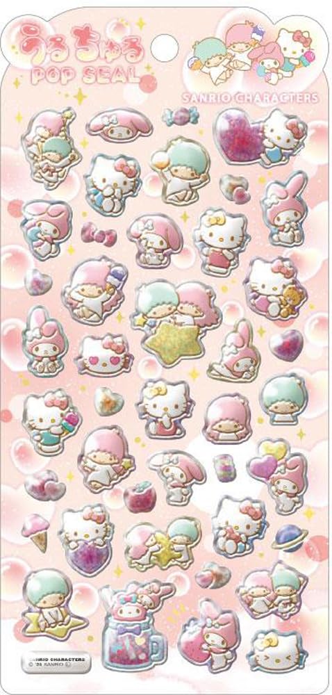 Amazon | クラックス CRUX うるちゅる ポップシール ハローキティ