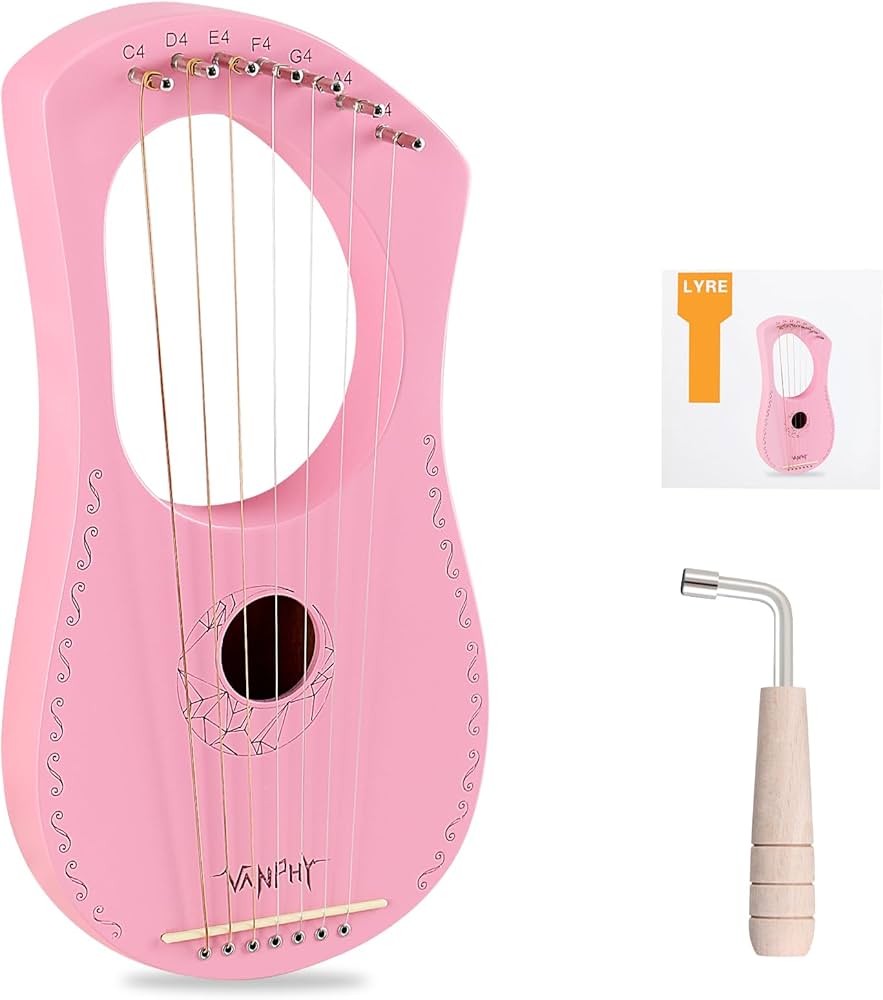 Amazon.com: Lyre Harp VANPHY Lyre Harp 7 Strings Mahogany Body