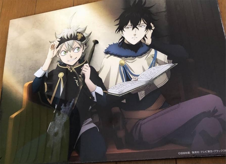 Amazon.co.jp: ブラッククローバー アスタ ユノ キャンバスアート