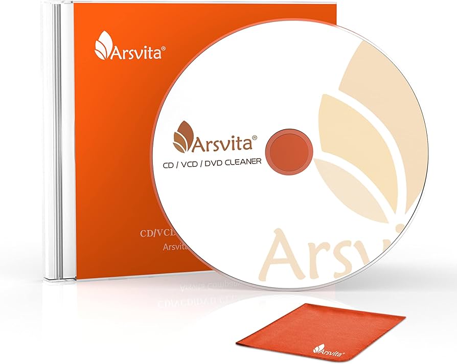 Amazon.com: Arsvita CD Laser Lens Cleaner Disc Cleaning Set for CD