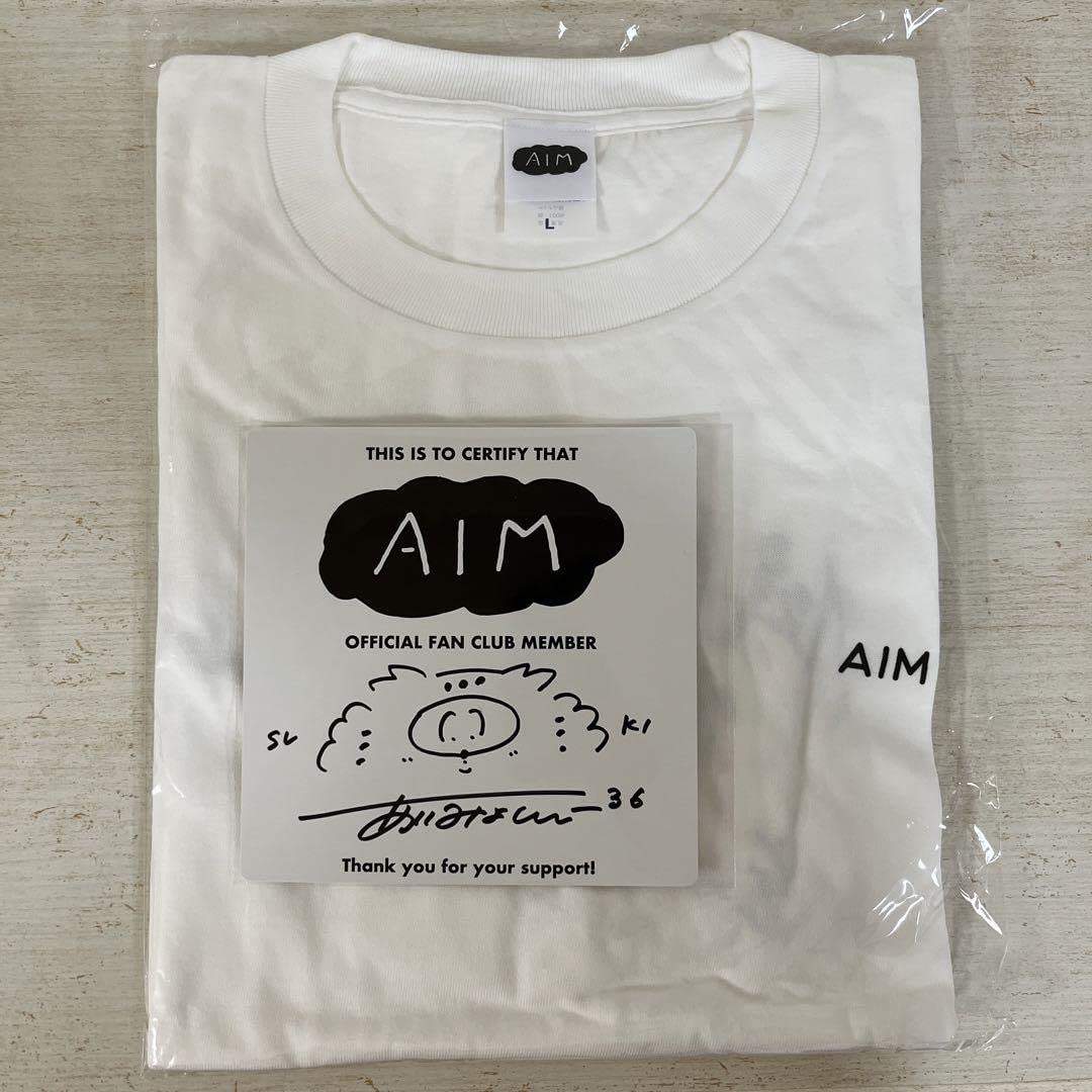 Amazon.co.jp: あいみょん AIM限定Tシャツ直筆サイン入りミニ色紙