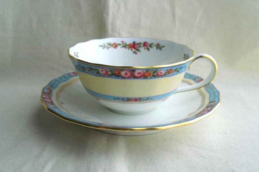 Amazon.co.jp: ノリタケアソートカップ＆ソーサー5絵柄5客セット日本製