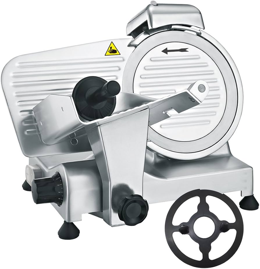 Amazon | 業務用 ミートスライサー 電動 肉スライサー【回転刃220mm