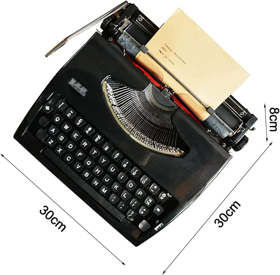 Amazon.co.jp: 伝統的な昔ながらの機械式英語タイプライター、1980