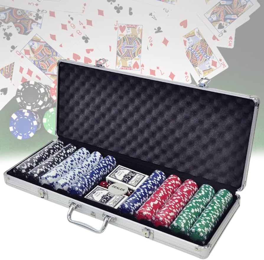 Amazon | iimono117 ポーカーセット チップ500枚 アルミケース 鍵付き