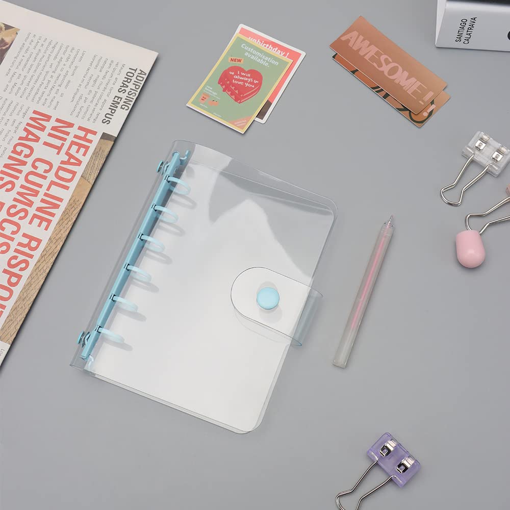 Amazon | A7バインダーカバー クリアブルー A7バインダーウォレット 6