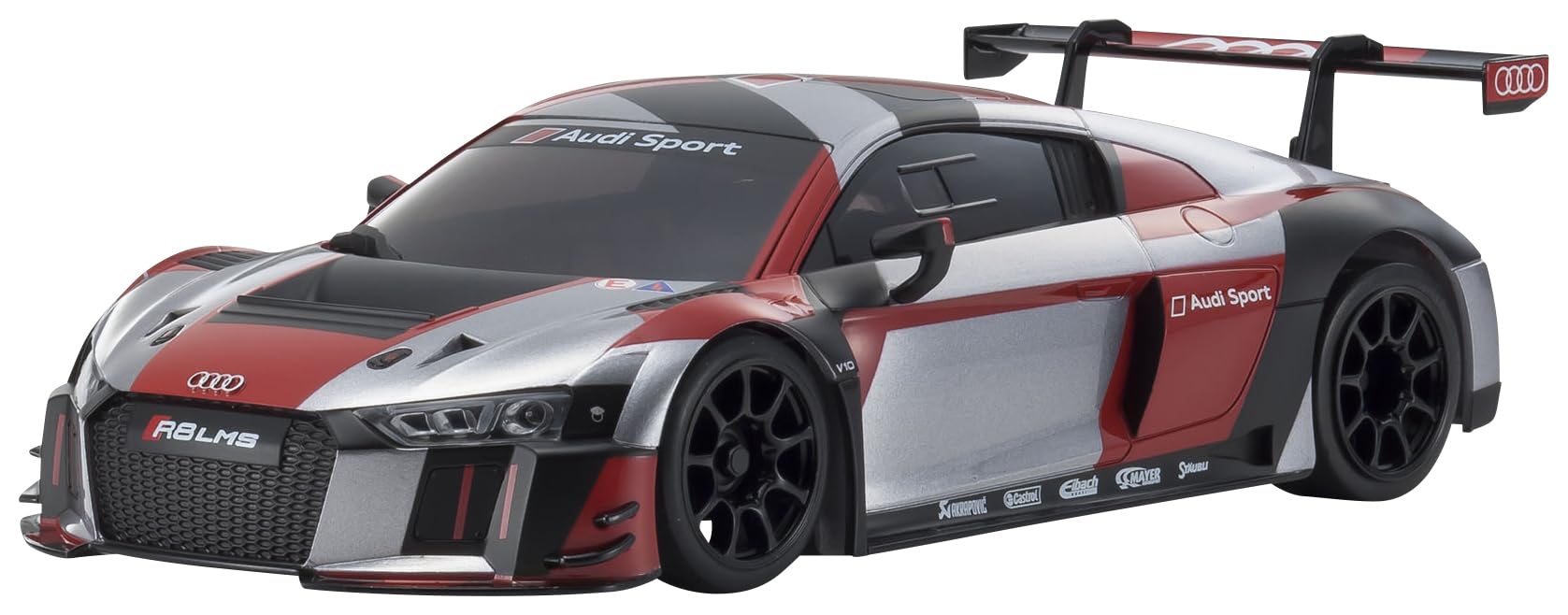 Amazon | 京商 (Kyosho) ASC MR04W-MM Audi R8 LMS 2016 Gray/Red