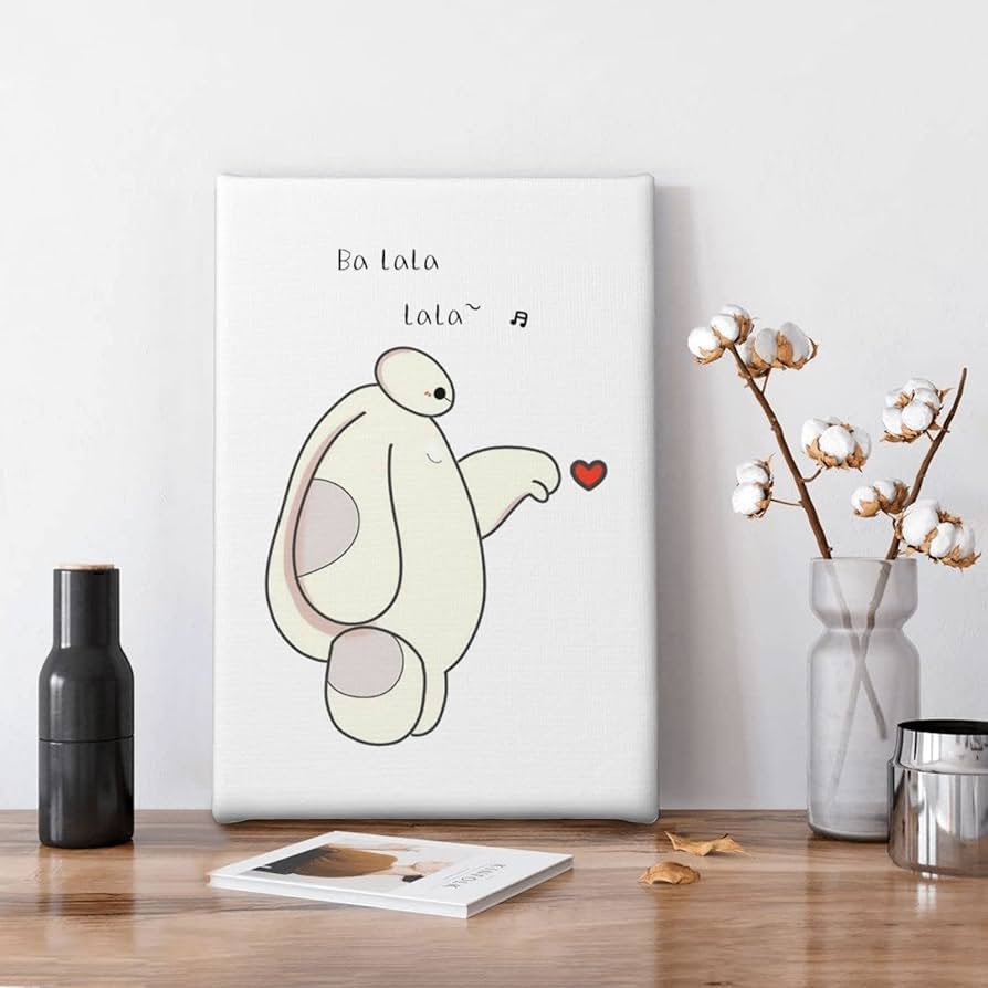 Amazon.co.jp: アートポスター ベイマックス アートパネル アート