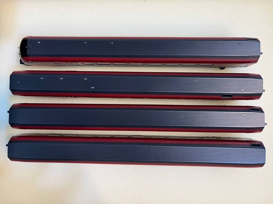 Amazon | ROCO HO 74038 Railjet OBB 4両セット DCC 全室照明付き