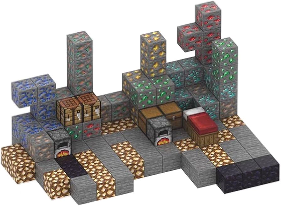 Amazon.co.jp: Vexolite マグネットブロック マイクラ風 磁石ブロック