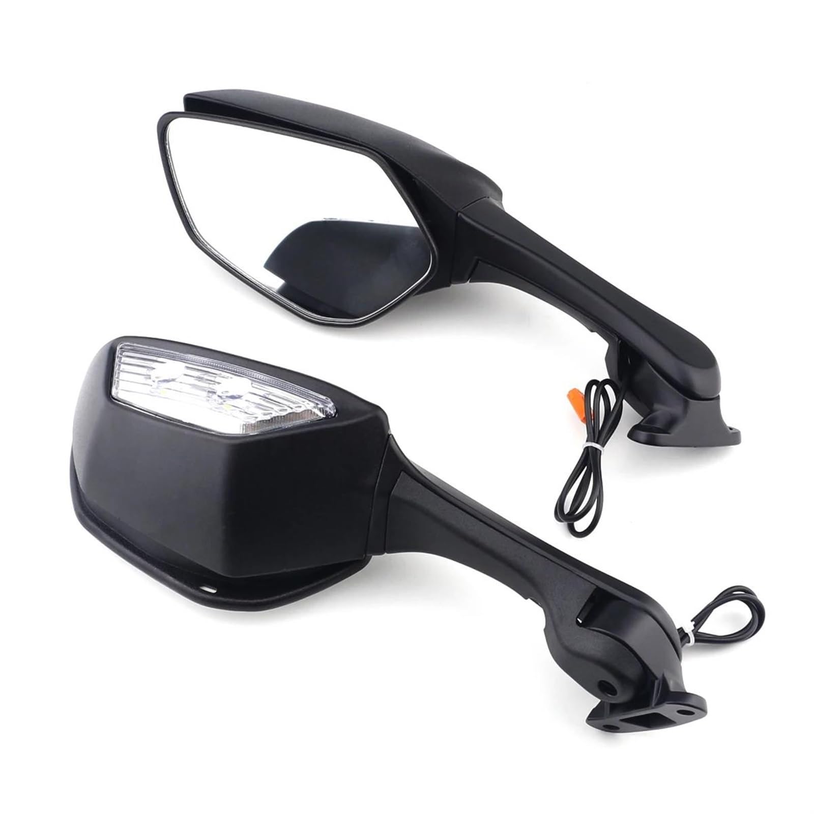 Amazon.co.jp: バイク用ミラー サイドバックミラー ウィンカーライト