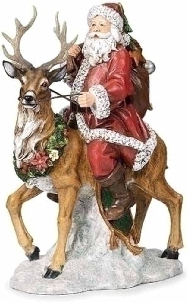Amazon.co.jp: Joseph's Studio 12.25インチ サンタクロース トナカイ