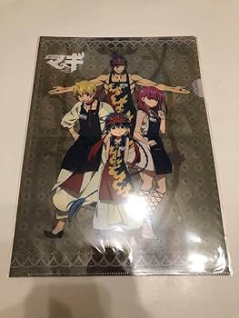 Amazon.co.jp: マギ アニメイト コラボ モルジアナ アリババ A4 クリア
