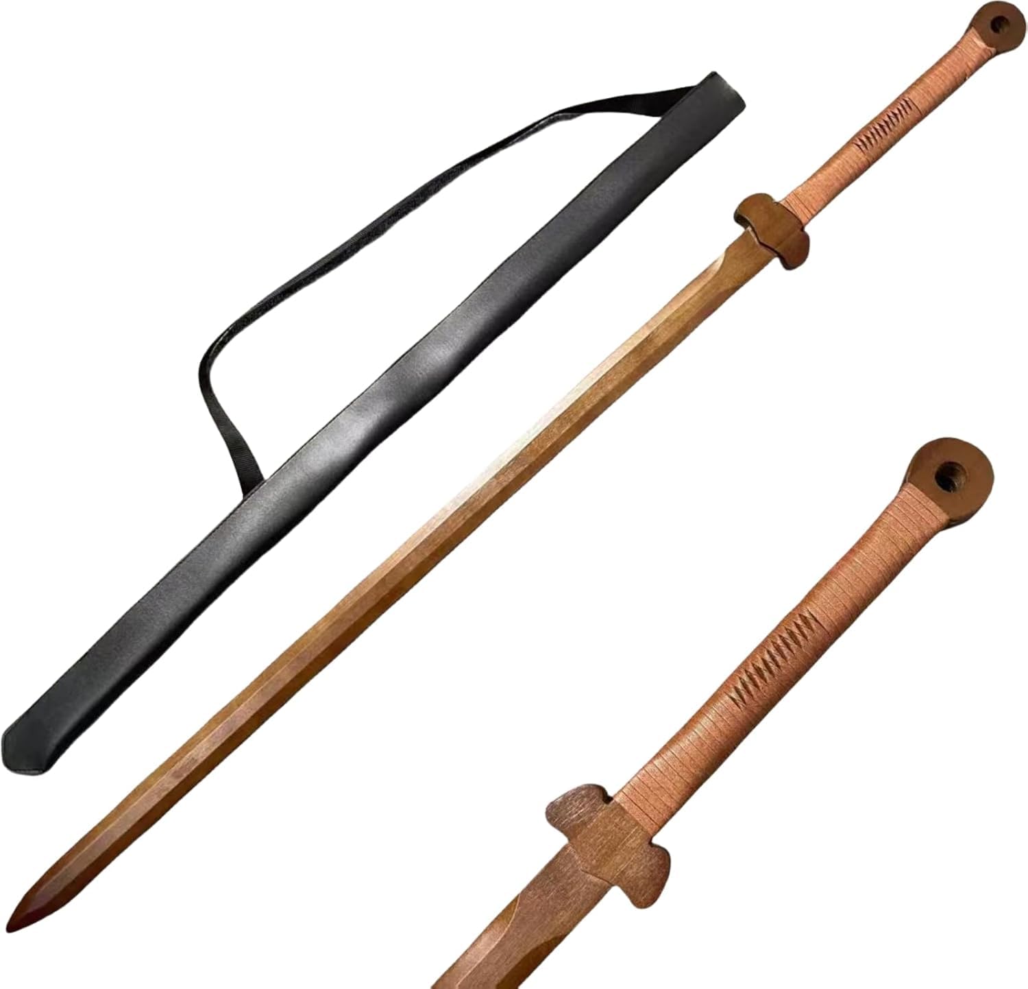 Amazon.co.jp: 中国風木剣 漢剣 両手剣 鞘付き 居合刀 木刀 特上模造刀