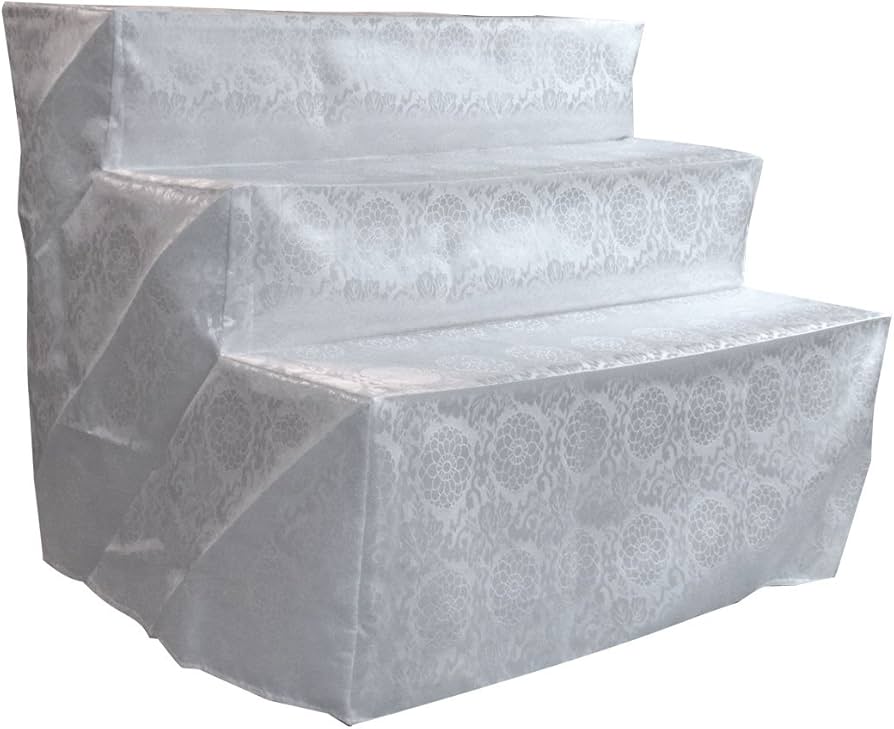 Amazon｜創心社 木製後飾り壇(3段)(かぶせ付き)-祭壇 盆棚 精霊棚 お盆