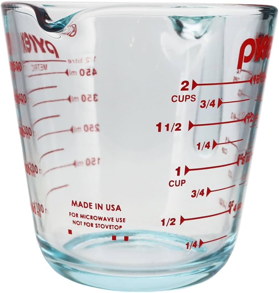 Amazon｜pyrex 500ml/2カップ 計量カップ 輸入品｜計量カップ